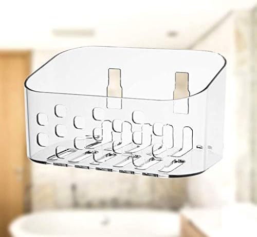 מתלה אמבטיה של XJJZS, סל אסלה רכוב על קיר למתלה לאחסון מתלה סבון, מתאים למטבח אמבטיה