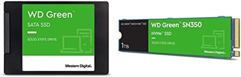 Western Digital 1TB WD ירוק SSD SSD SOLID STADE DRIVE & 1TB WD ירוק SN350 NVME פנימי SSD SOLID STADE DRIVE - GEN3 PCIE,