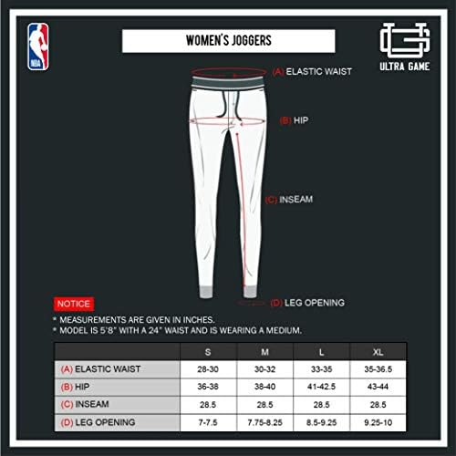 משחק Ultra NBA מכנסי ג'וג'ר לנשים מכנסי זיעה פעילים