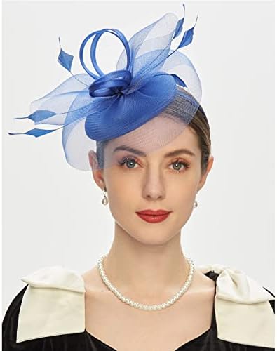 מרתק נשים 20s 50s סרטי נוצה של נוצה פרחים דרבי כובע כובע ליל כל הקדושים