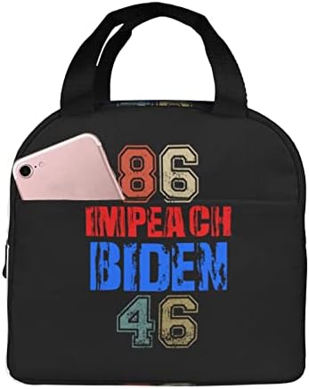 SWPWAB 8646 Apeach Biden שימוש חוזר נייד ניידים מעבה שקית בנטו מבודדת לגברים ולנשים כאחד