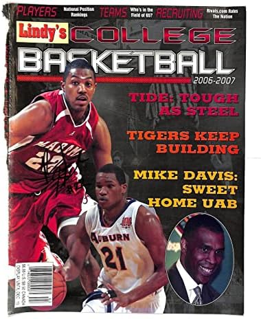 רונלד סטיל אלבמה חתום על מכסה מגזין כדורסל 91690B51 - כדורסל מכללות עם חתימה