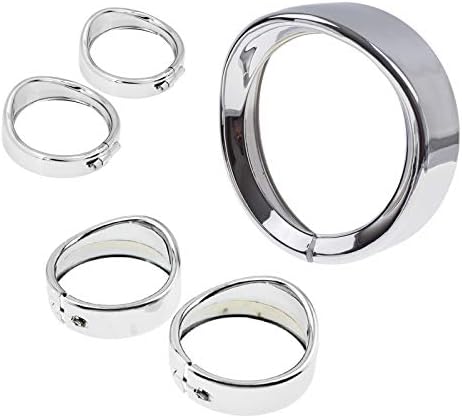 מגן סגנון 7 פנס לקצץ טבעת 4 1/2 עובר אור לקצץ טבעת איתות לקצץ טבעת ערכת תואם עם הארלי כרום