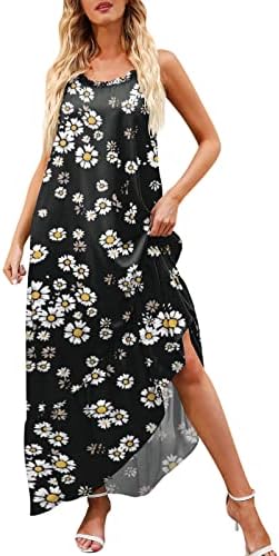 NYYBW שמלות MIDI רופפות נשים נשים שמלות קיץ גבוהות נמוך פרוע מקסי שמלת שמלת ספגטי רצועת שמלת הדפס שמלת סקייט נשים